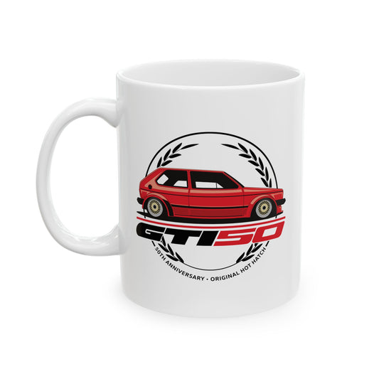 Golf GTI 50th Anniversary Heritage Mug - Type Society