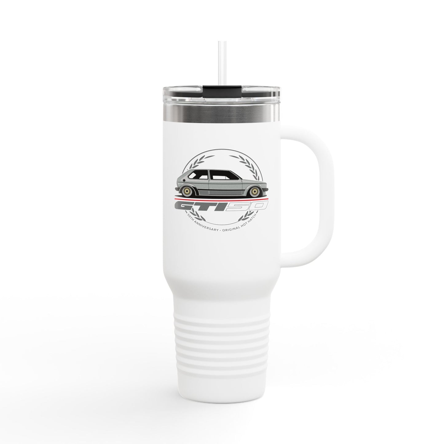 Golf GTI 50th Anniversary 40oz Insulated Travel Mug