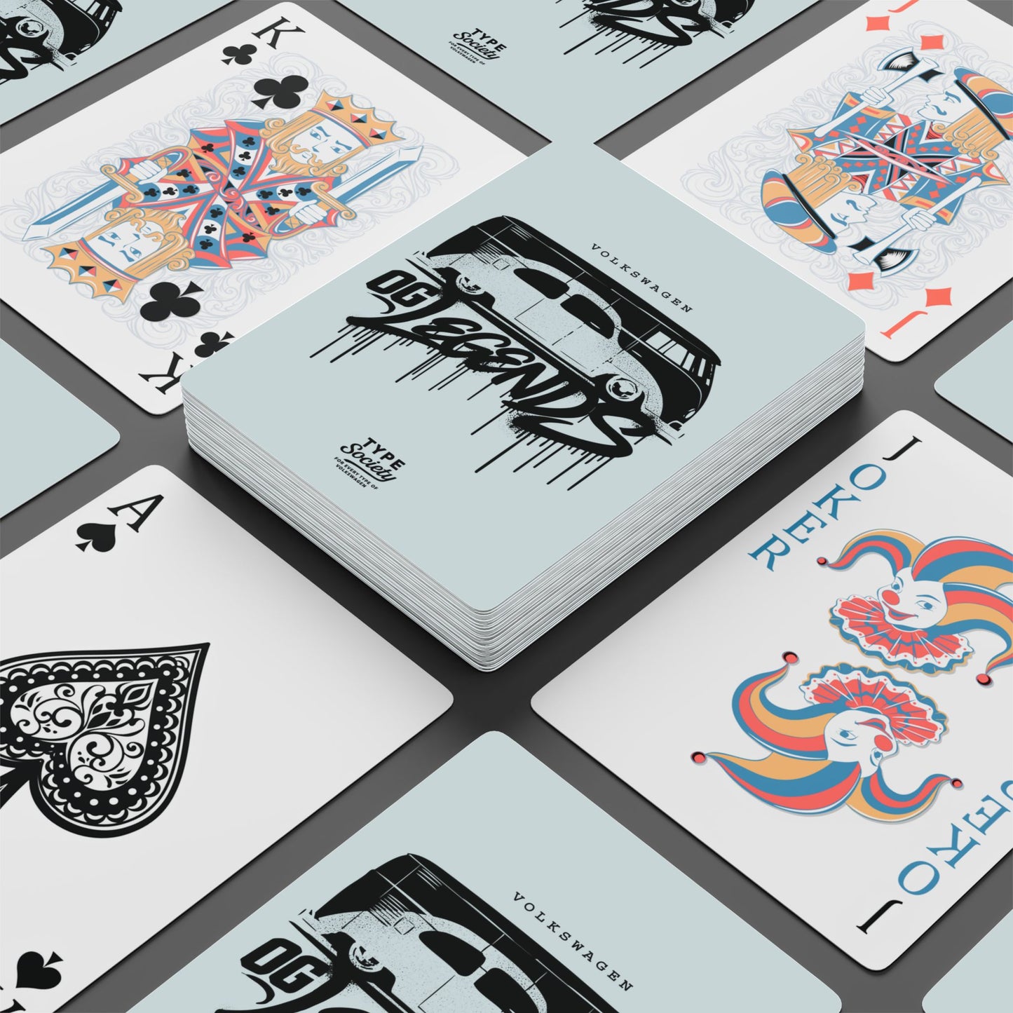 OG VW Legends - Poker Playing Cards