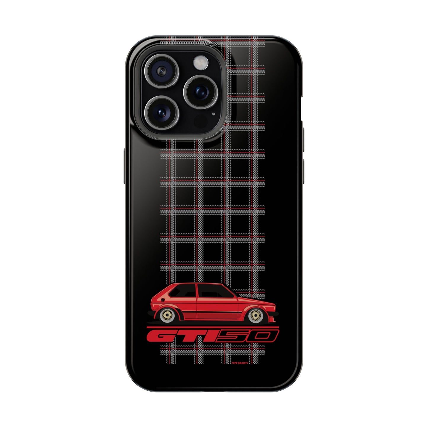Golf GTI 50th Anniversary Phone Case — Magnetic Impact-Resistant Case
