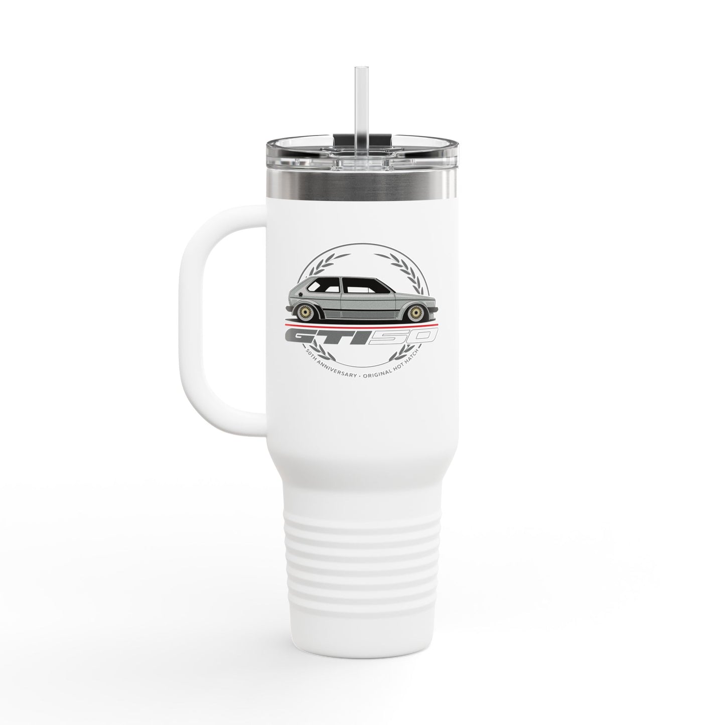 Golf GTI 50th Anniversary 40oz Insulated Travel Mug