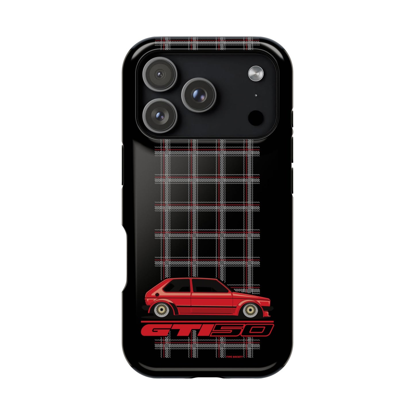 Golf GTI 50th Anniversary Phone Case — Magnetic Impact-Resistant Case