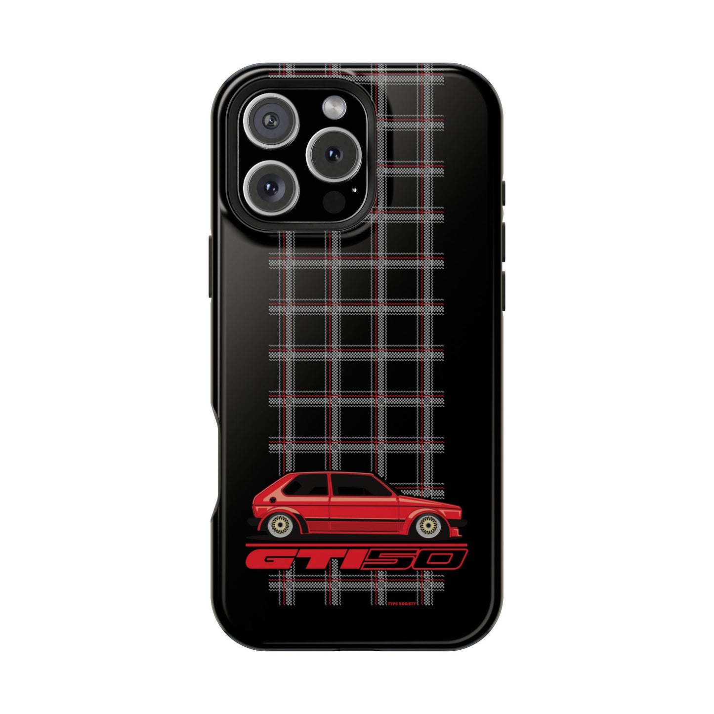 Golf GTI 50th Anniversary Phone Case — Magnetic Impact-Resistant Case