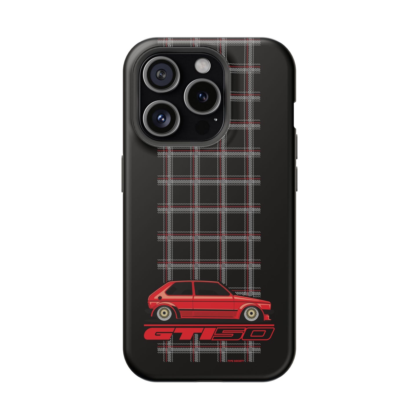 Golf GTI 50th Anniversary Phone Case — Magnetic Impact-Resistant Case