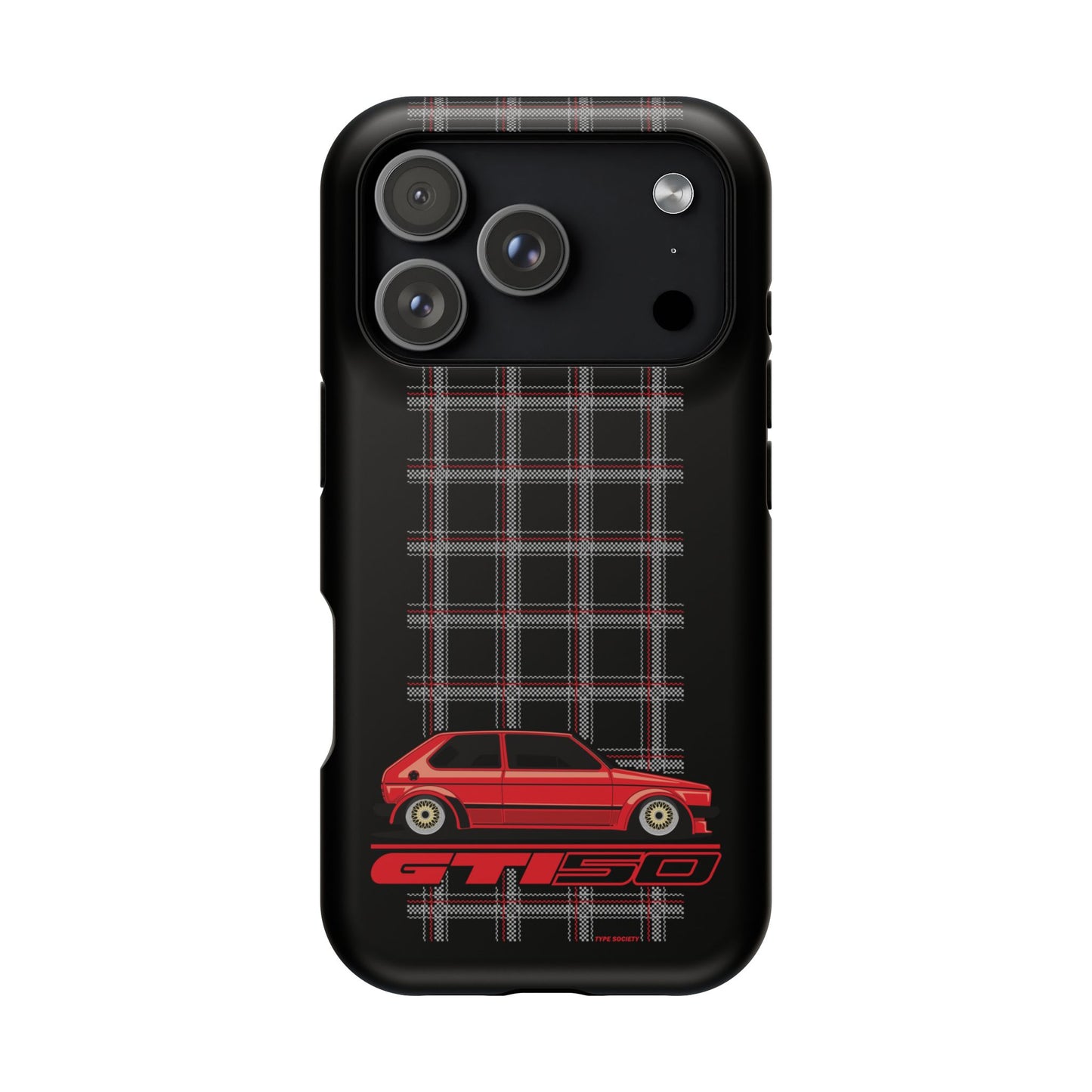 Golf GTI 50th Anniversary Phone Case — Magnetic Impact-Resistant Case