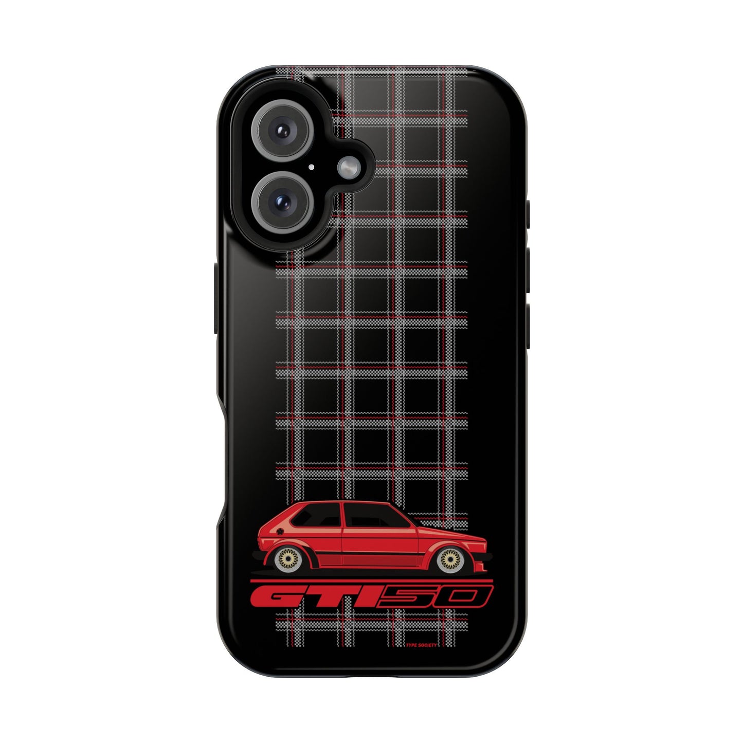 Golf GTI 50th Anniversary Phone Case — Magnetic Impact-Resistant Case