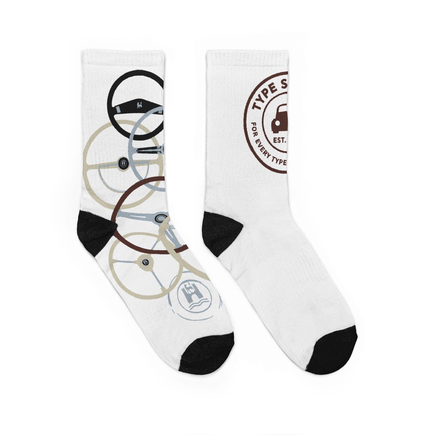Steering Wheel — Crew Socks