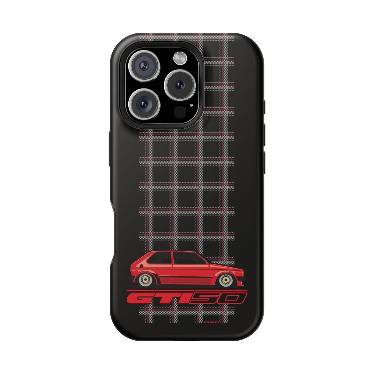 Golf GTI 50th Anniversary Phone Case — Magnetic Impact-Resistant Case