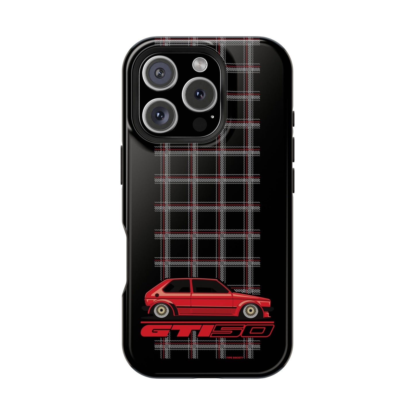 Golf GTI 50th Anniversary Phone Case — Magnetic Impact-Resistant Case